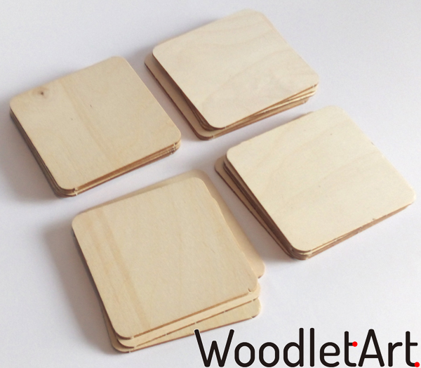 Podkładki pod kubek kwadratowe